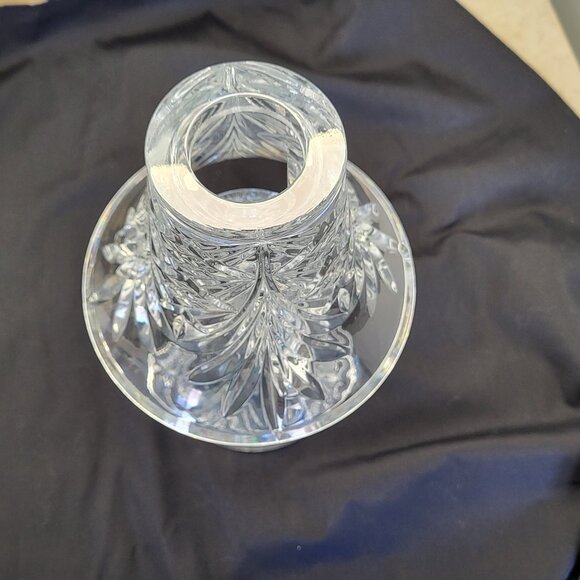 VINTAGE 24% LEAD CRYSTAL TEA LIGHT LAMP - Picture 4 of 14